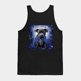 Blue Nose Staffy Tank Top